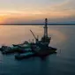 PT Pertamina Hulu Mahakam (PHM), mulai melakukan pemboran sumur eksplorasi TDE C-1X di utara Lapangan Tunu, lepas pantai Delta Mahakam, Kabupaten Kutai Kartanegara, Kalimantan Timur. (Dok Pertamina)