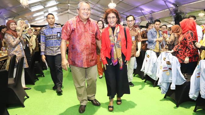 Menteri Kelautan dan Perikanan Susi Pudjiastuti hadir sebagai narasumber pada Culture Fair 2019 yang diselenggarakan Bank Indonesia, Jum'at (25/1).
