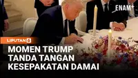 Trump dan Iran Resmi Teken Kesepakatan Bersejarah, Selat Hormuz Dibuka Lagi!