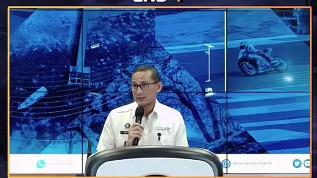 Menparekraf Sandiaga Uno di The Weekly Brief with Sandi Uno, Senin, 7 Agustus 2023