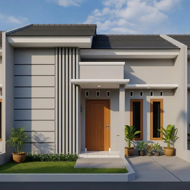 Desain Fasad Rumah Sederhana Tapi Tampak Mahal