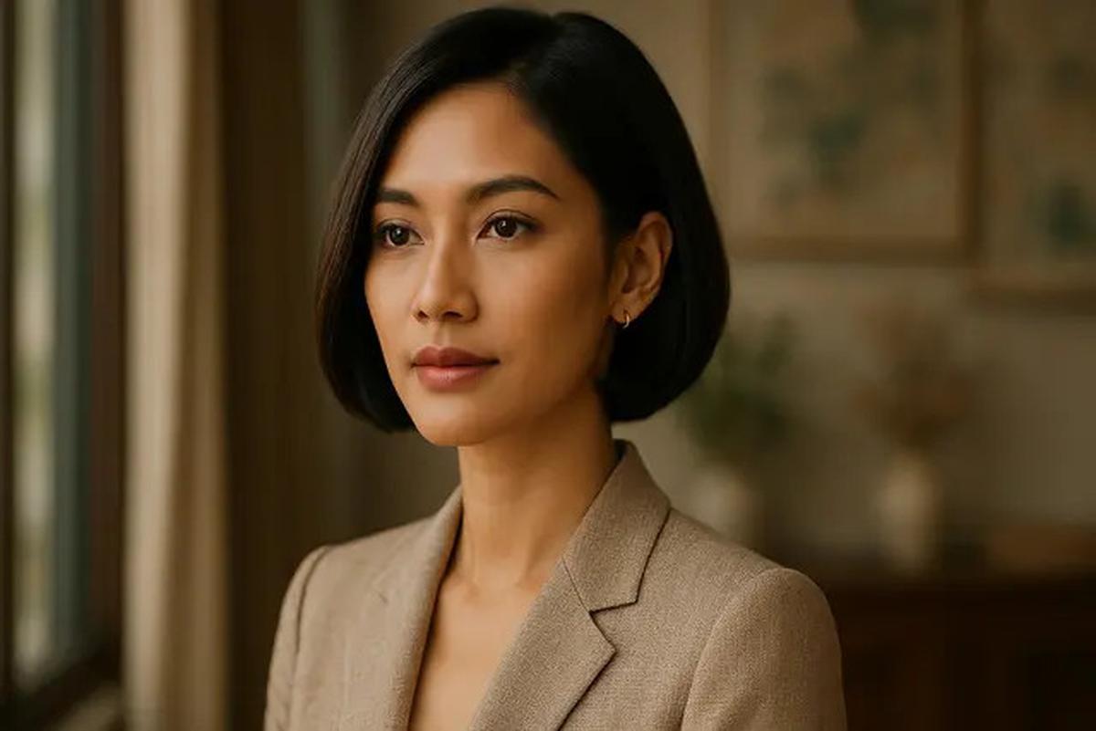 8 Model Rambut untuk Wajah dengan Dagu Runcing, Inspirasi yang Bikin Penampilan Makin Menarik