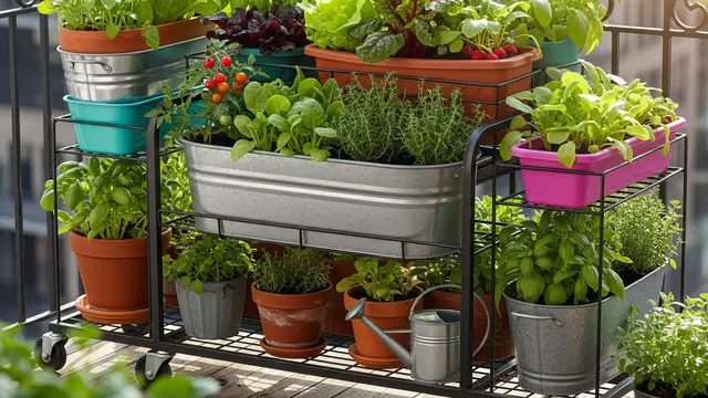 Inspirasi Model Kebun Sayur Mini dengan Konsep Kontainer