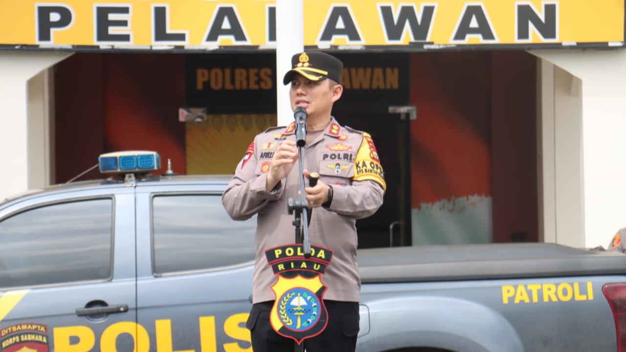 Tekankan Netralitas Personel di Pilkada, Kapolres Pelalawan: Jangan Lalai!