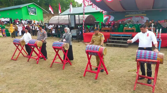 Kemah merdeka toleransi pelajar lintas agama se-Sulsel, di Gowa. (Foto: Kemenag/Liputan6.com)