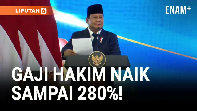 VIDEO: Prabowo Naikan Gaji Hakim hingga 280%!