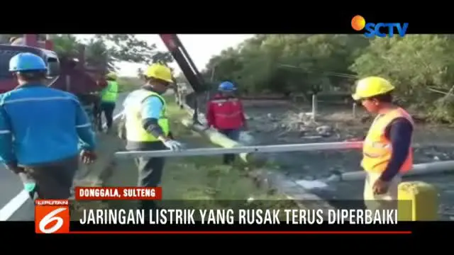 Upaya perbaikan jaringan listrik diperkirakan mencapai waktu dua hari.