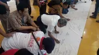 Aksi Jogja Damai ditandai dengan penandatangan berbagai elemen