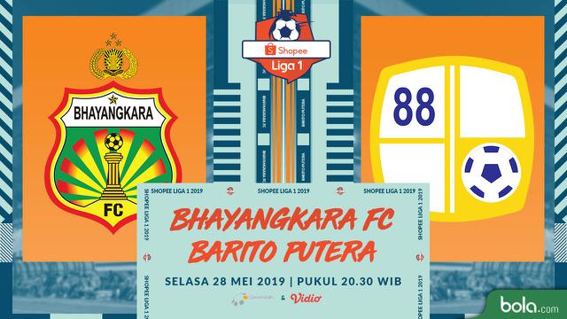 Bhayangkara FC Vs PS Barito Putera