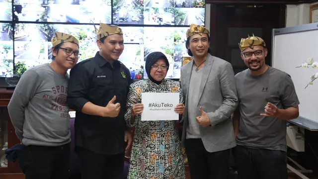 Padi mengunjungi Wali Kota Surabaya, Tri Rismaharini
