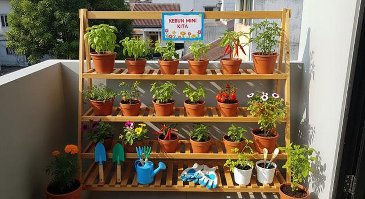 10 Model Kebun Mini untuk Anak-anak Belajar Berkebun di Rumah, Seru dan Edukatif