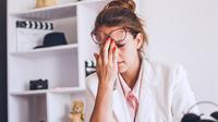 Ilustrasi stres (iStockphoto/hobo_018)