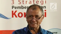 Ketua KPK Agus Rahardjo meberikan sambutan pada peresmian Pusat Edukasi Antikorupsi (ACLC) di Jakarta, Senin (26/11). Pusat Edukasi Antikorupsi ini tidak hanya diperuntukkan pegawai KPK, namun juga seluruh masyarakat stakeholder. (merdeka.com/Dwi Narwoko)