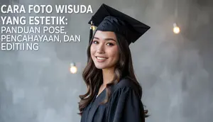 Cara Foto Wisuda yang Estetik: Panduan Pose, Pencahayaan, dan Editing