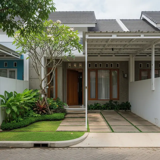 9 Model Carport Industrial yang Tidak Terlihat Kaku, Fasad Rumah Makin Estetik