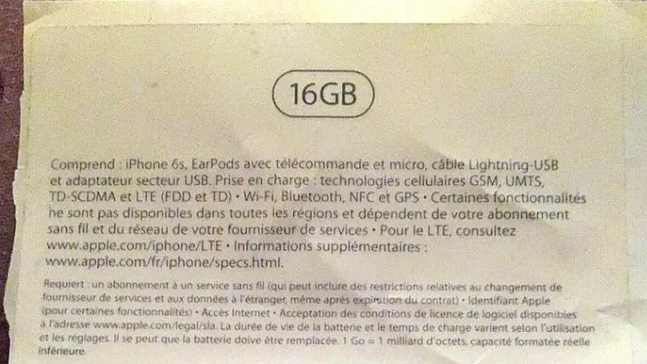 Ini Penampakan Kemasan iPhone 6s 16GB
