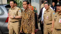 Ahok dan Jokowi. (Liputan6.com/Faizal Fanani)