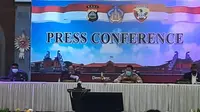 Video teleconference Kapolda, Pangdam dan Gubernur dengan bupati, kapolres dan dandim se-Bali