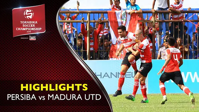 Video highlights TSC 2016 antara Persiba vs Madura United yang berakhir dengan skor 2-1 di Stadion Persiba, Balikpapan.