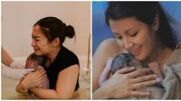 Artis Ini Melahirkan dengan Metode Water Birth. (Sumber: Instagram/nikitawillyofficial94/mrssharena)