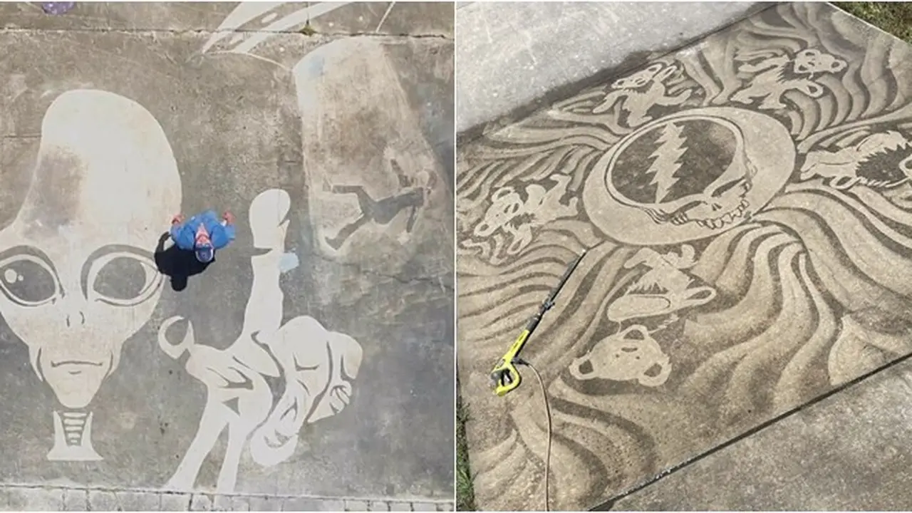 Pria Ini Pakai Tekanan Air untuk Ciptakan Karya Seni, 7 Hasilnya Mengagumkan