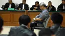 Akil Mochtar menghadapi sidang pembacaan tuntutan di Pengadilan Tipikor, Jakarta, Senin (16/6/14). (Liputan6.cpm/Miftahul Hayat)