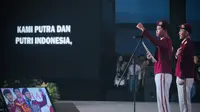 Momen Dua Siswa Sekolah Rakyat Pimpin Ikrar Sumpah Pemuda di Makassar