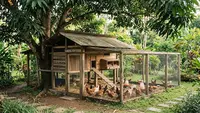 8 Ide Kandang Ayam yang Bisa Dibuat di Bawah Pohon, Aman dan Nyaman untuk Peliharaan
