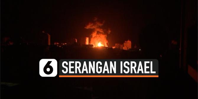 VIDEO: Tentara Israel Lakukan Serangkaian Serangan ke Lokasi Hamas di Kota Gaza
