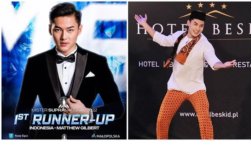 Raih 1st Runner-Up, Ini 10 Potret Matthew Gilbert di Ajang Mister Supranational 2022