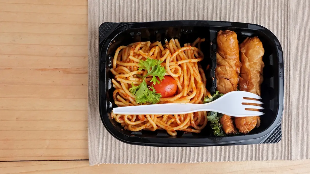 bento pasta spaghetti