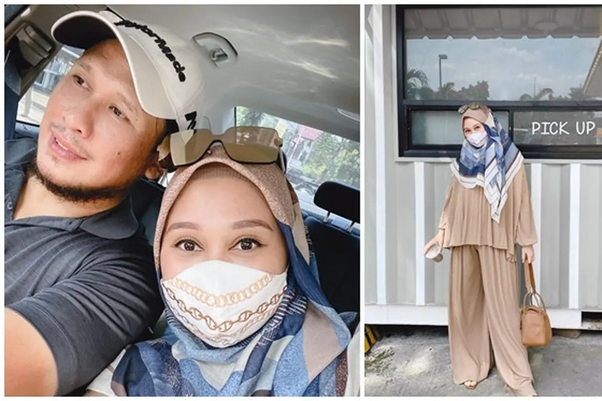 Tampilan Dian Pelangi di Kencan Pertama dengan Suami Usai Melahirkan