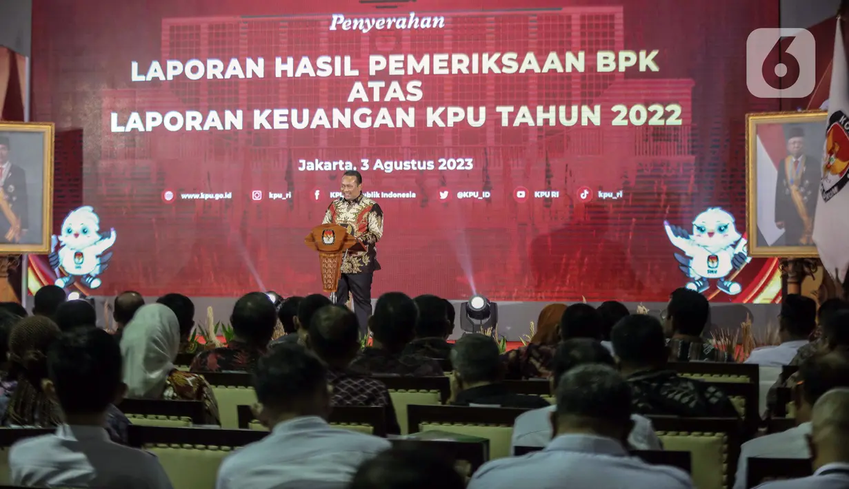 <p>Berdasarkan hasil pemeriksaan BPK, laporan keuangan KPU dinyatakan wajar tanpa pengecualian (WTP). (Liputan6.com/Faizal Fanani)</p>