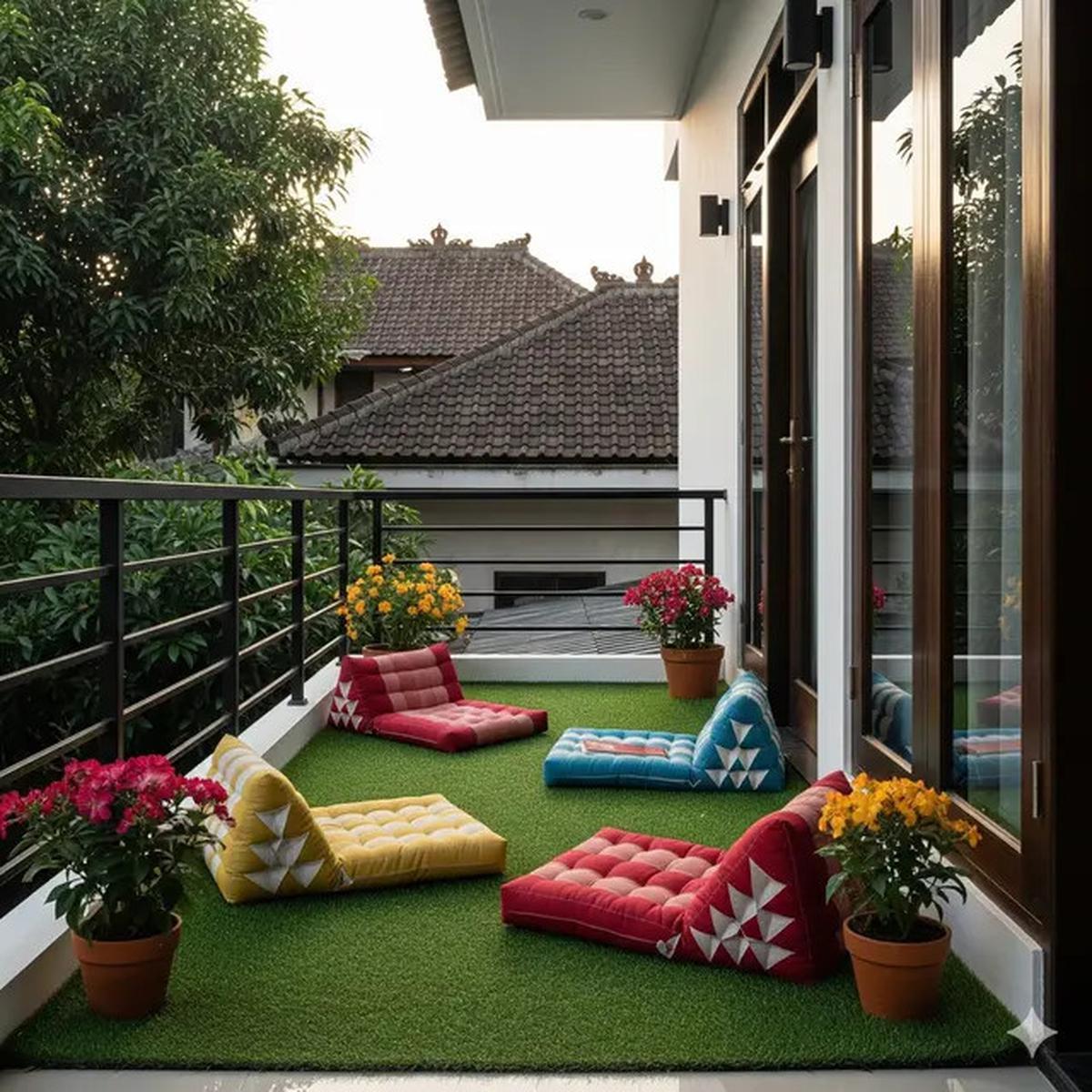 10 Model Teras Rumah Minimalis dengan Balkon Mungil, Nyaman untuk Nongkrong dan Bersantai