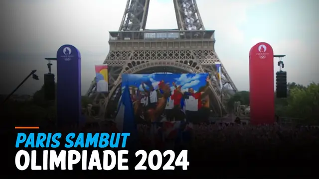 VIDEO: Olimpiade Tokyo Resmi Ditutup, Puluhan Ribu Warga Paris Sambut Olimpiade 2024