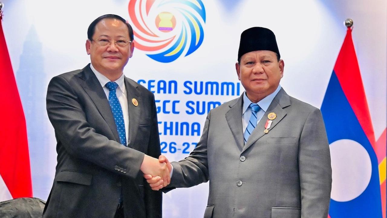 Prabowo Ajak PM Laos Kerja Sama Perangi Perdagangan Manusia, Narkoba hingga Judi Online