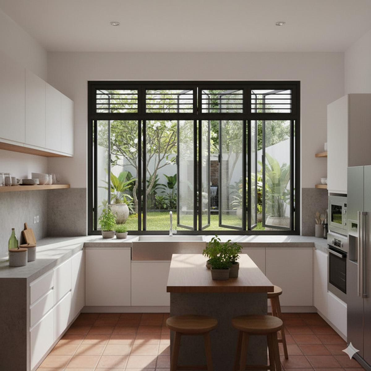 Model Jendela Dapur Aluminium Rumah Minimalis