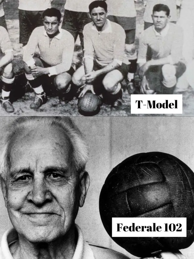 Bola T-Model dan Bola Federale 102 (Capture: ESPN.com)