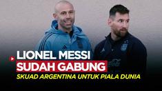 Berita video, kapten Argentina, Lionel Messi terlihat hadir dalam sesi latihan jelang laga pertama kualifikasi Piala Dunia melawan Ekuador.