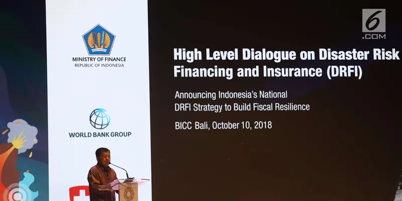 Jusuf Kalla Paparkan Pentingnya Asuransi Bencana di IMF-WB 2018