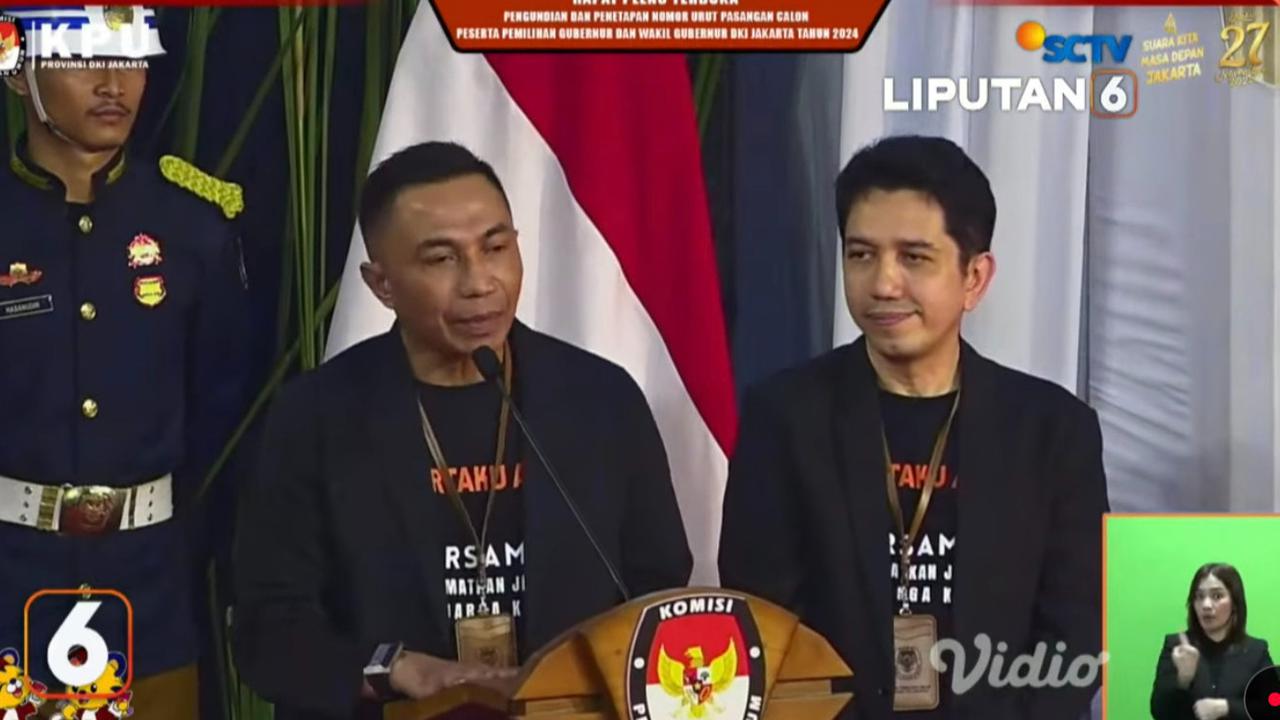Dapat Nomor 2 di Pilgub Jakarta, Dharma-Kun: Kami Kuda Hitam!