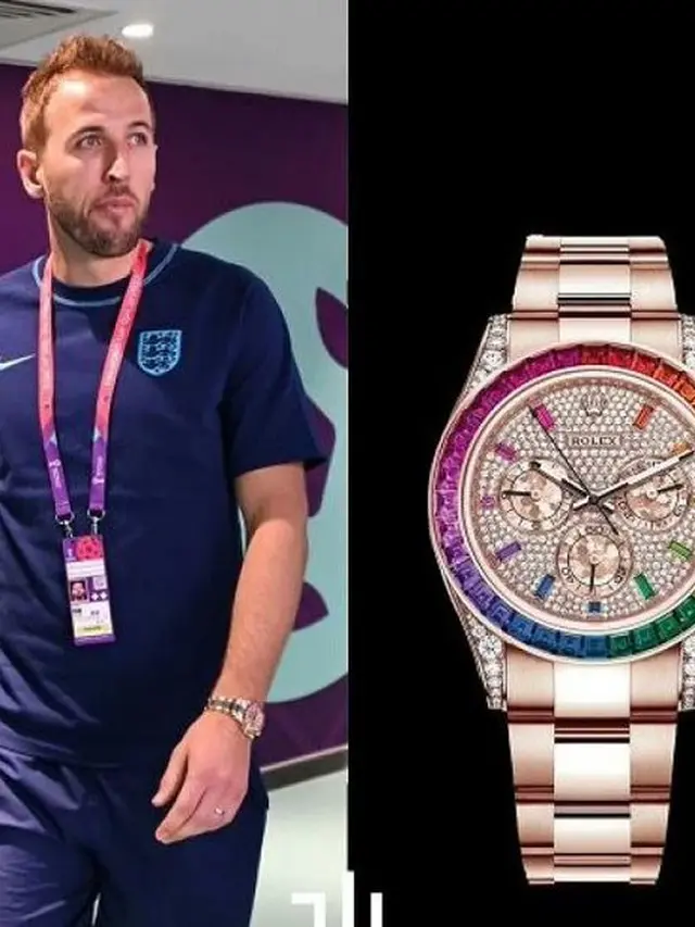 Ban Kapten One Love Dilarang, Kapten Inggris Pakai Jam Tangan Rolex Pelangi Seharga Rp9,8 Miliar