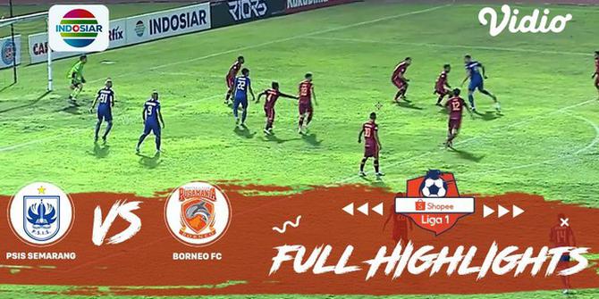 VIDEO: Highlights Liga 1 2019, PSIS Vs Borneo FC 2-2