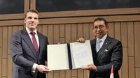 Menteri Kebudayaan RI Fadli Zon menerima pengembalian Koleksi Dubois dari Belanda. Menurutnya, ini menandai pemulihan kedaulatan sejarah Indonesia. (Foto: Dok. Istimewa)