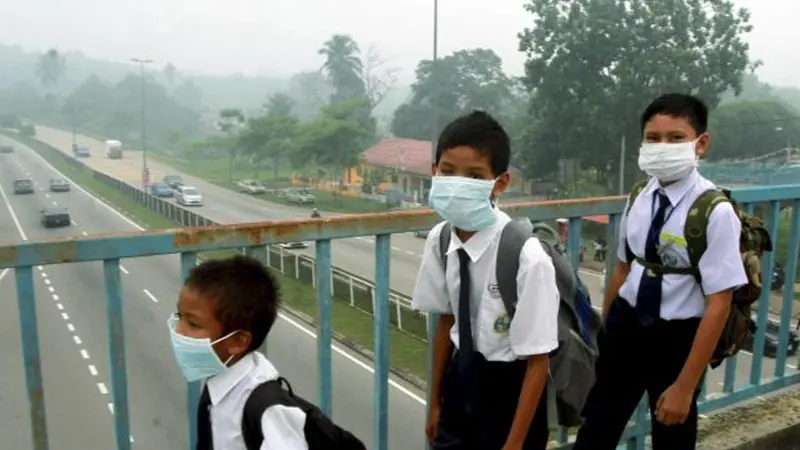 Kabut Asap Tebal, 5 Sekolah di Malaysia Terpaksa Diliburkan