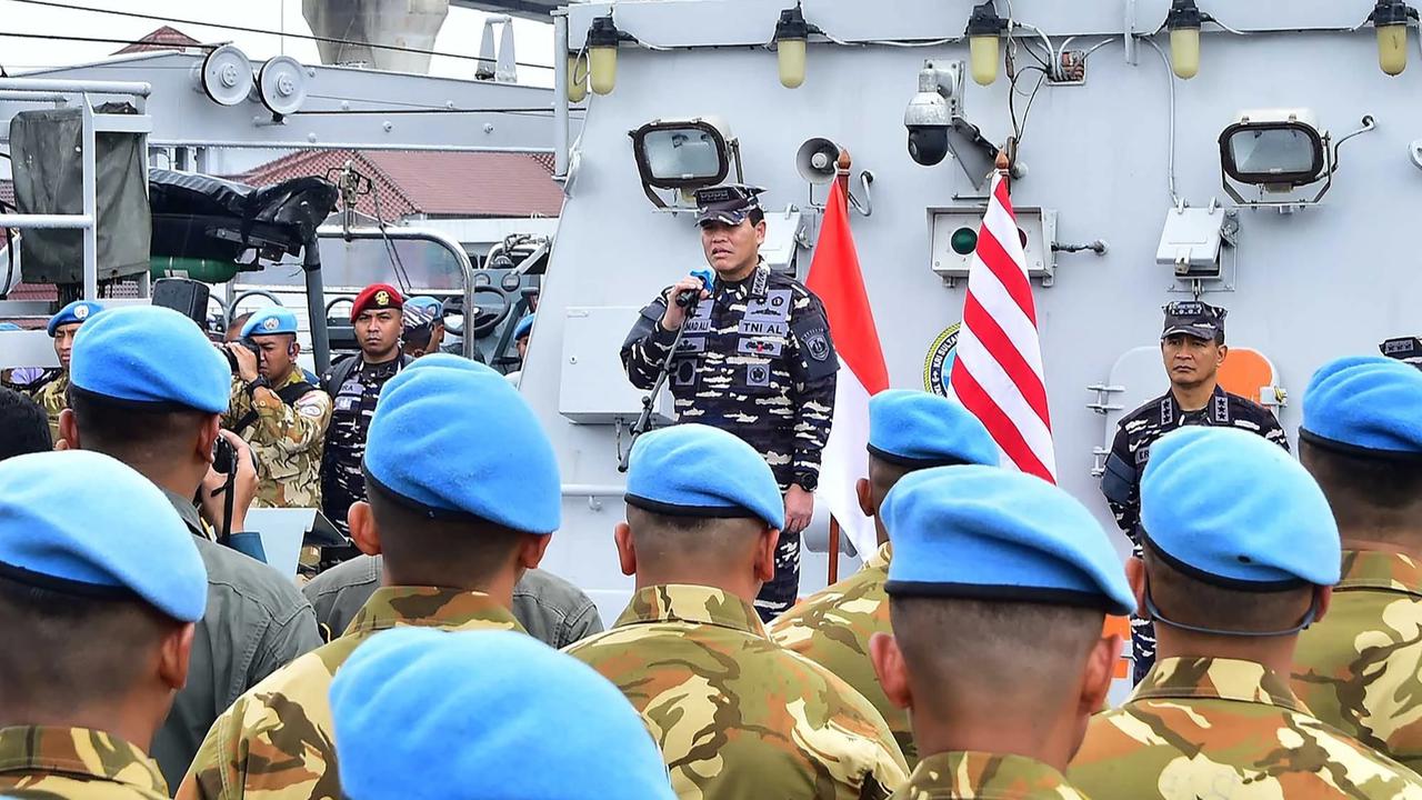 FOTO: 120 Prajurit TNI AL Kembali ke Tanah Air Usai Misi Perdamaian PBB di Lebanon