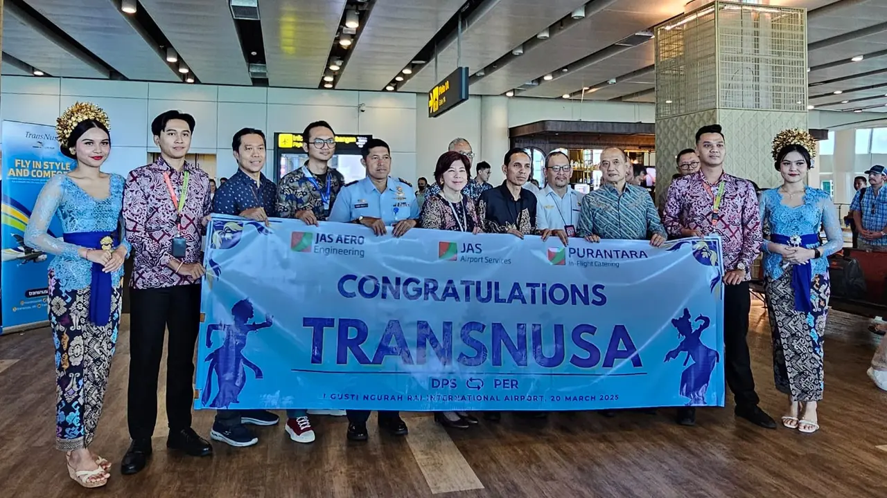 TransNusa Luncurkan Rute Internasional Perdana, PT JAS Jadi Mitra Ground Handling Utama