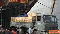 Citizen6, Tanjung Priok: Dua kapal perang dari jajaran Kolinlamil jenis ATF, KRI Teluk Manado-537 dan KRI Teluk Hading-538 mengangkut Satgasmar dalam rangka operasi pengamanan ke pulau-pulau terluar Indonesia pada, Selasa (25/9). (Pengirim: Dispenkolinlam
