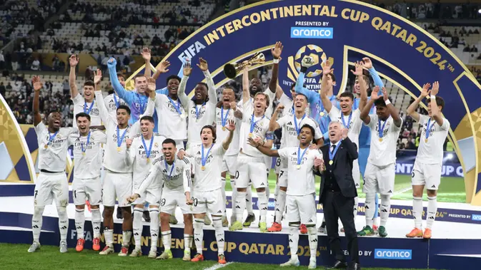 El Real Menggila! Los Blancos Taklukkan Pachuca, Rebut Trofi Interkontinental