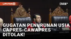 Gugatan Penurunan Batas Usia Capres-Cawapres Ditolak Mahkamah Konstitusi
